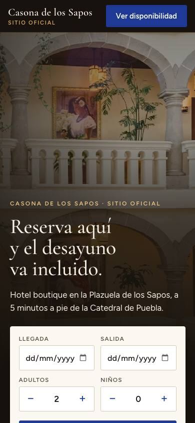 Vista en celular de la opción 3